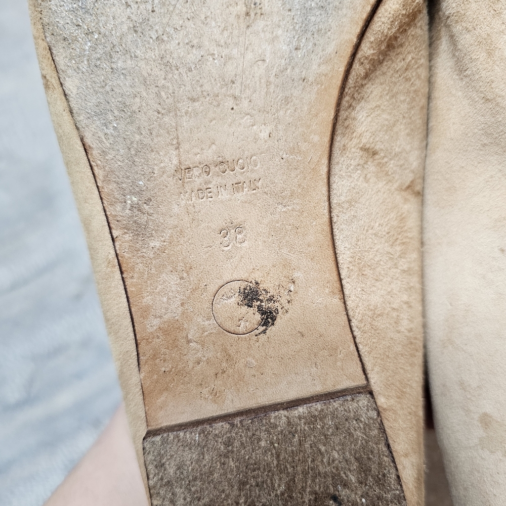 WANT Les Essentiels Beige Suede Slip-Ons - Picture 11 of 12